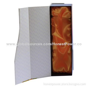 Wine Box, Made of Corrugated Flute, Customized Logos and Sizes are AcceptedNew